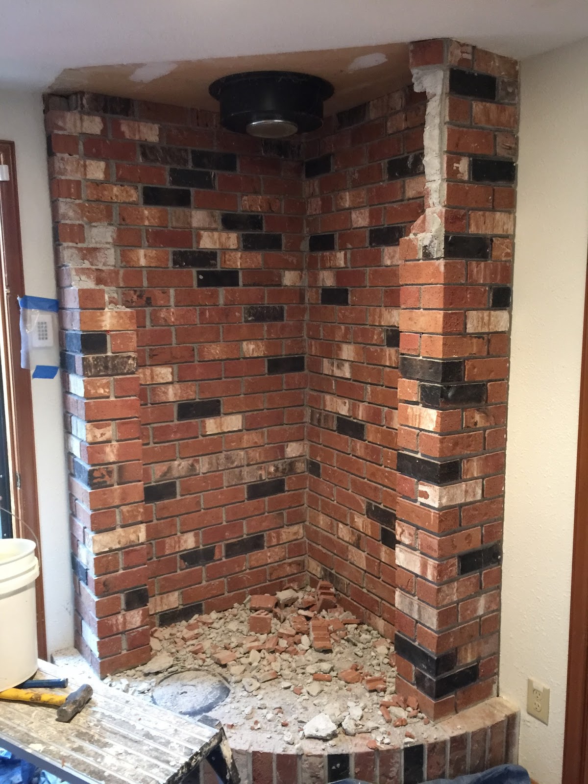 The Point October 19 2015 Fireplace Removal