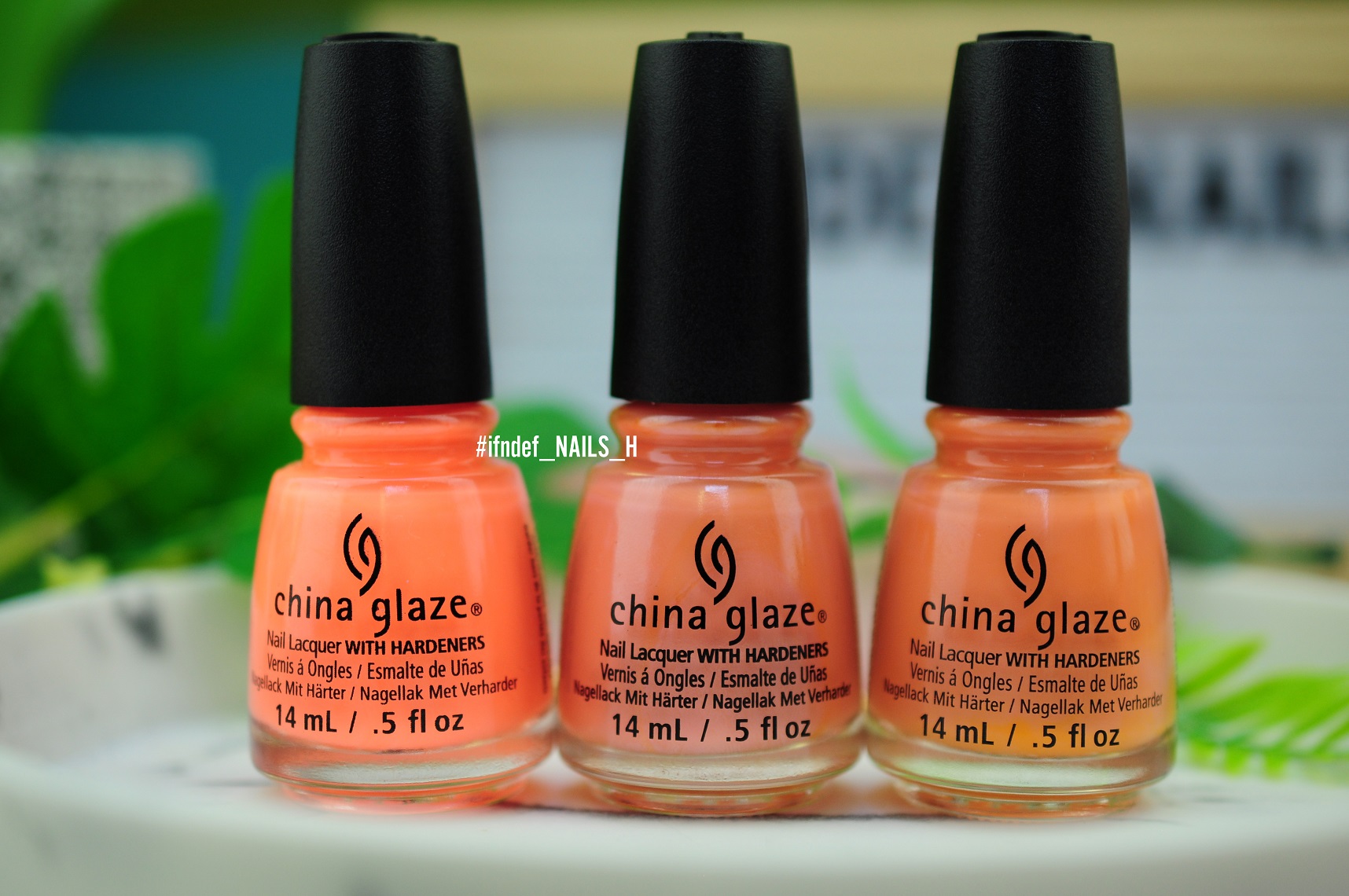 SWATCHES: China Glaze // Sun Of A Peach, Pilates Please & Peachy Keen