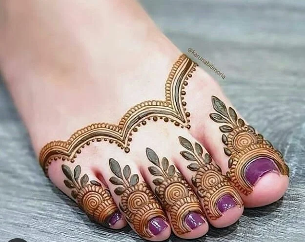 New Mehndi Designs – Beautiful Foot Mehndi Designs # a9