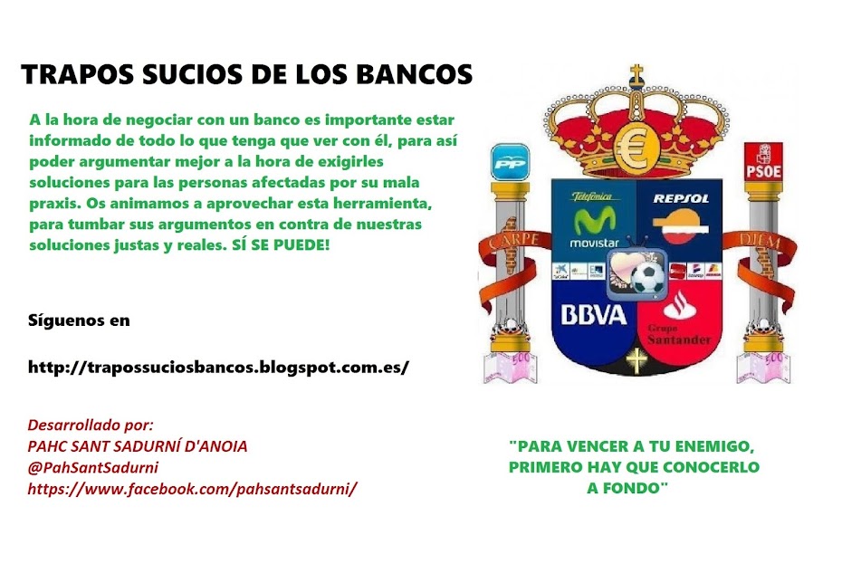 Trapos Sucios de los Bancos