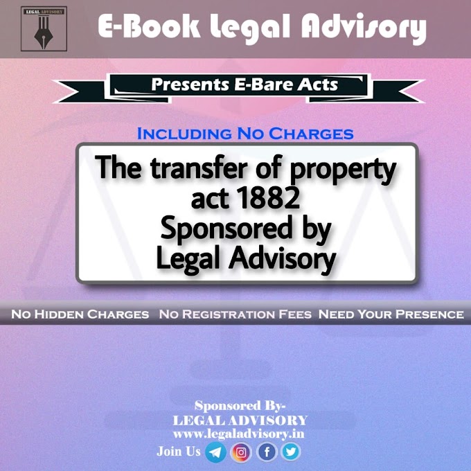 The transfer of property act 1882 PDF Free Download