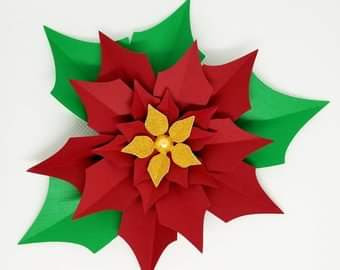 Doblados papiroflexia nochebuena t456 Trucos en un 2x3: Como hacer nochebuenas gigantes de papel