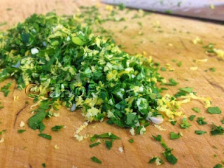 gremolata, condiment, flavor enhancer