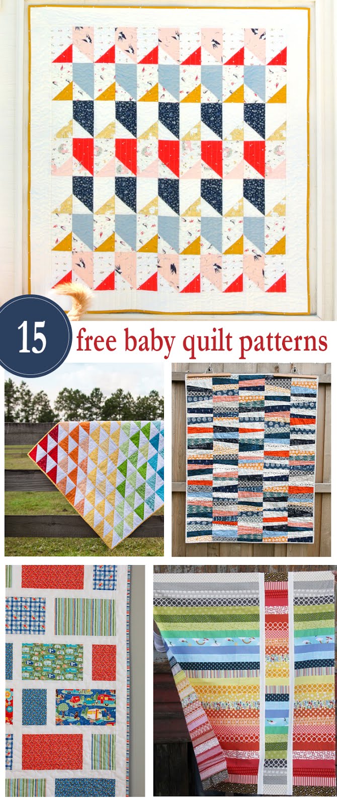 Woodberry Way: Easy Strip Quilt Pattern- Baby Basket