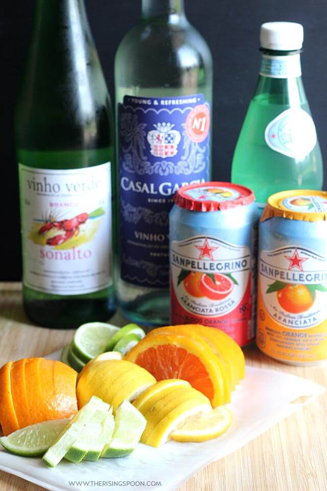 Citrus White Wine Spritzers The Rising Spoon