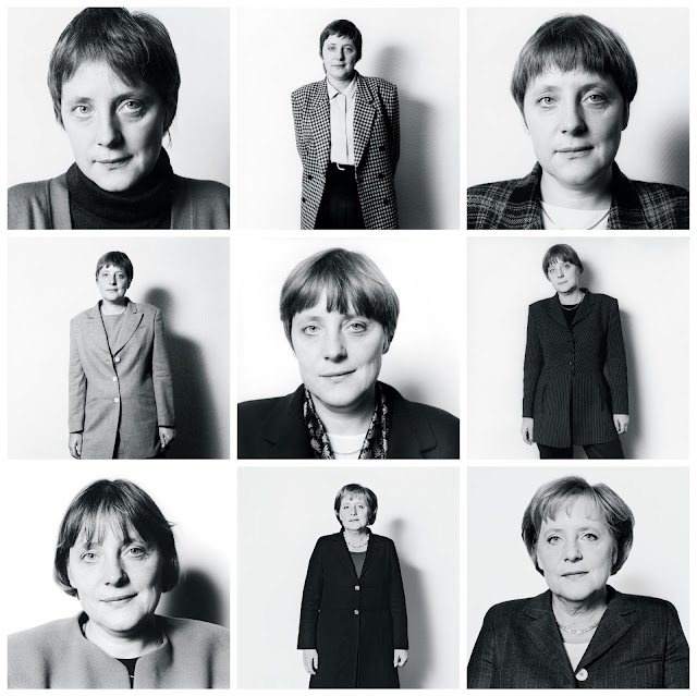 Angela Merkel portraits by Herlinde Koelbl