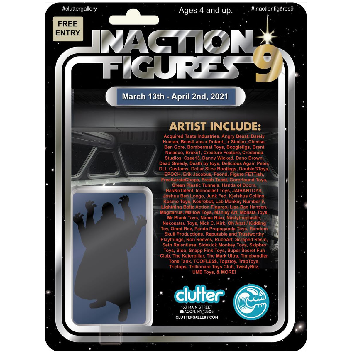 In]Action Figures 9 @ Clutter Gallery (Opens March 13)