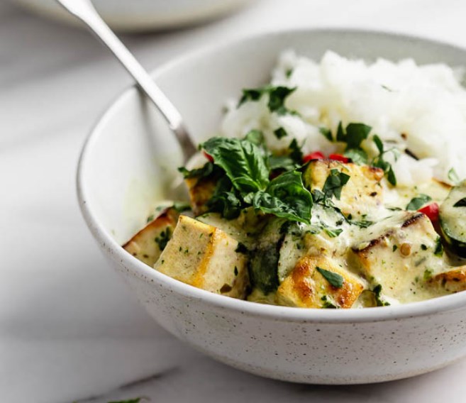 Thai Green Curry Tofu | vegan recipes - Vegan Recipes