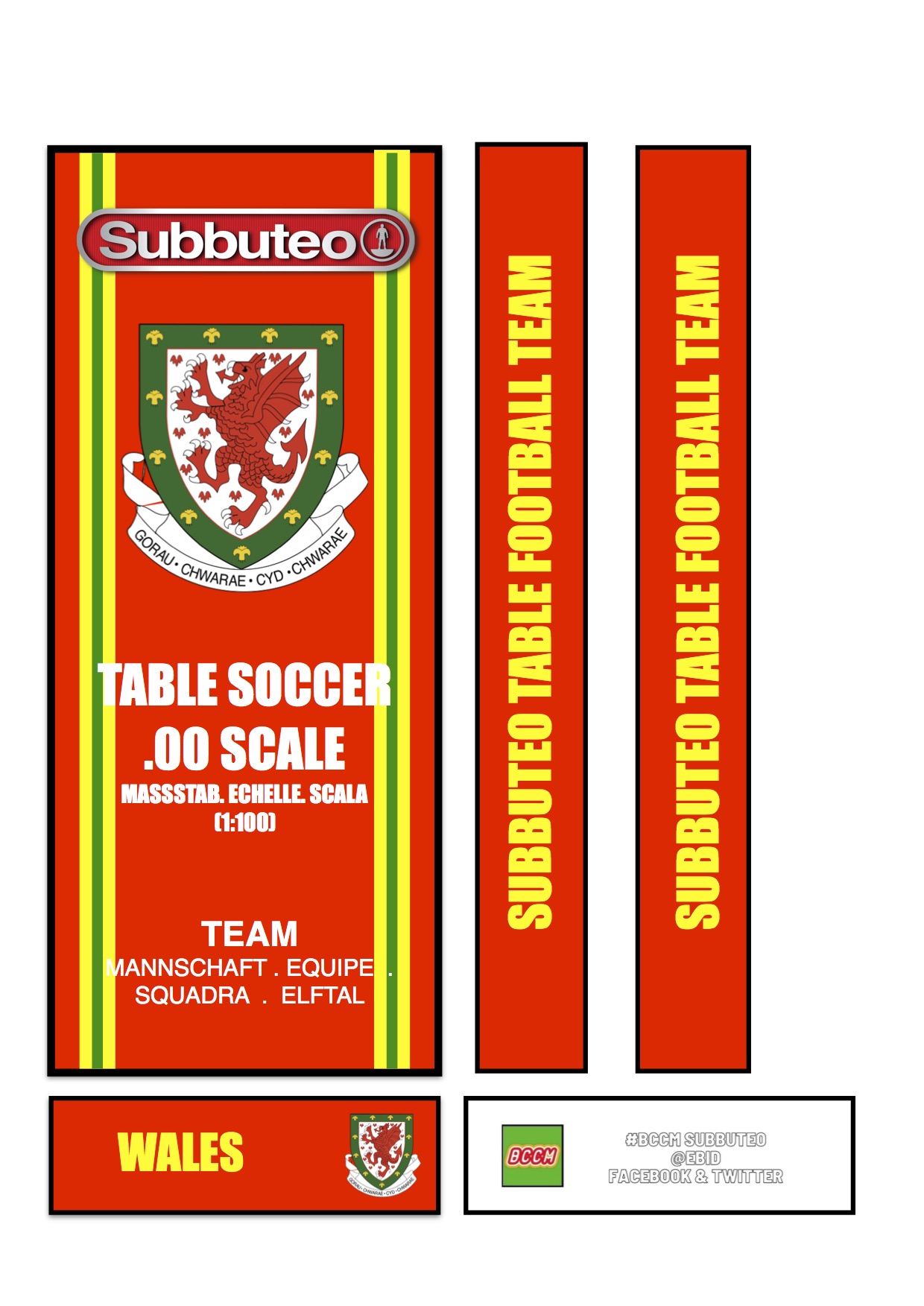 Table Football Subbuteo Box Label Cardiff City (CYM) 2023 on eBid United  States | 218817081
