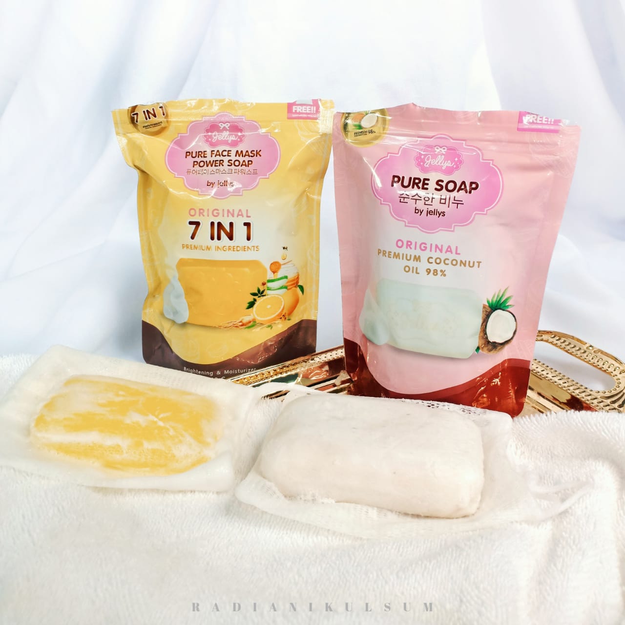 Suka Mandi Busa? Cobain Jellys Pure Face Mask Power Soap & Pure Soap