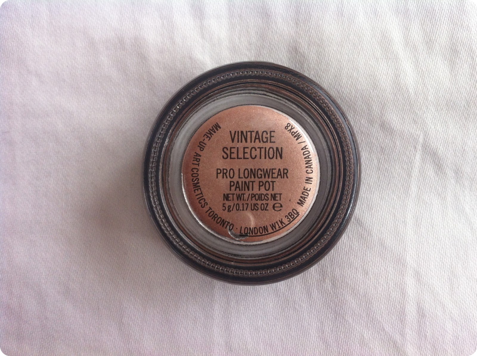 lunnybunnyloves MAC Paint Pot in Vintage Selection Review