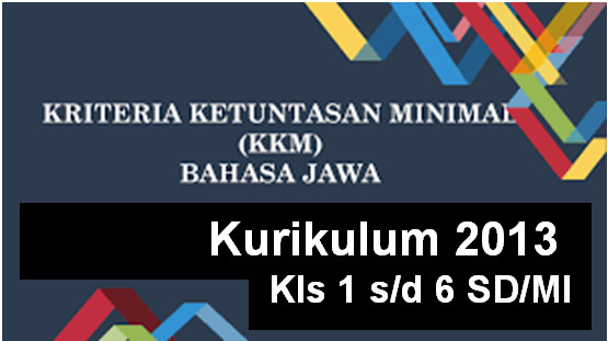 KKM Mulok Bahasa Jawa K13 Kelas 1 sd Kelas 6 SD/MI MayFile