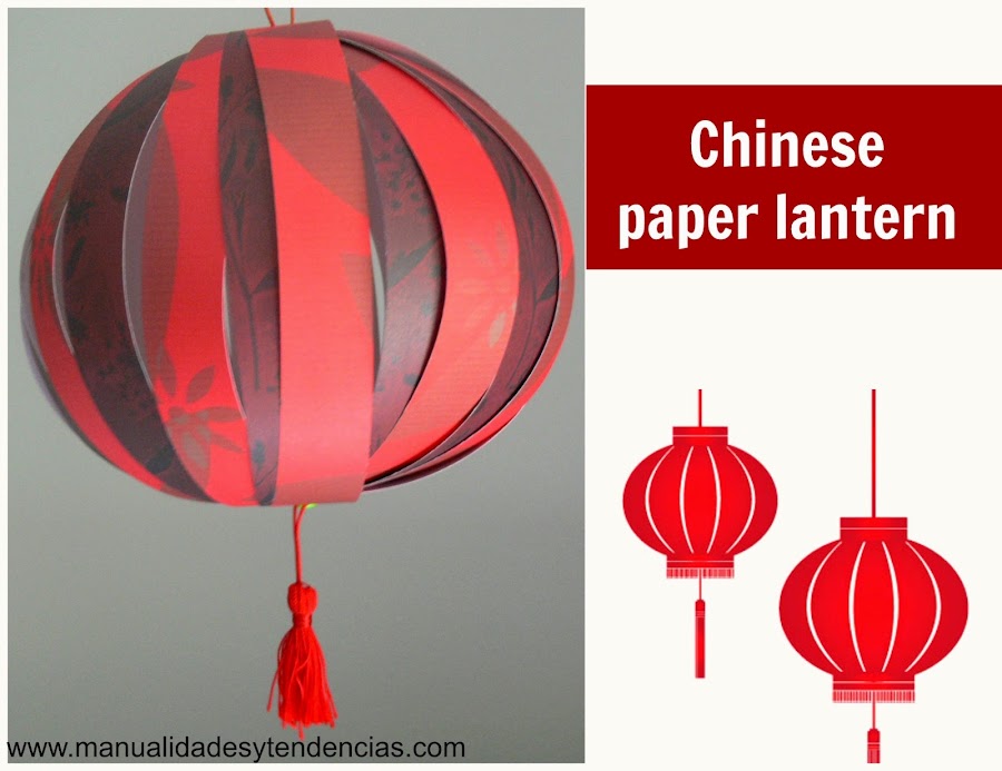 Chinese paper lantern tutorial