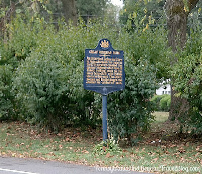Great Minquas Path Historical Marker in West Chester, Pennsylvania
