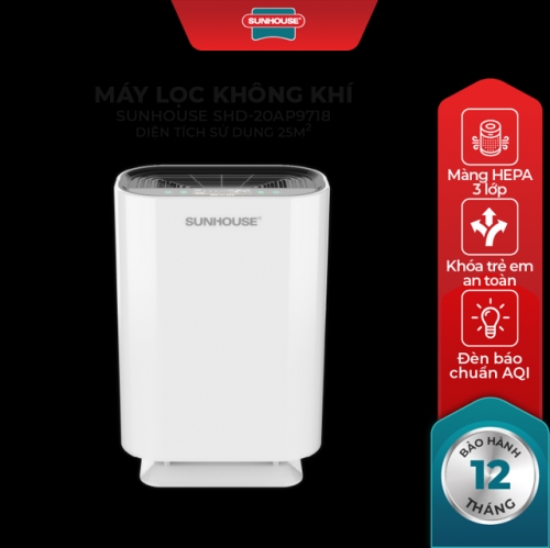 Máy Lọc Không Khí Sunhouse Shd-20Ap9718