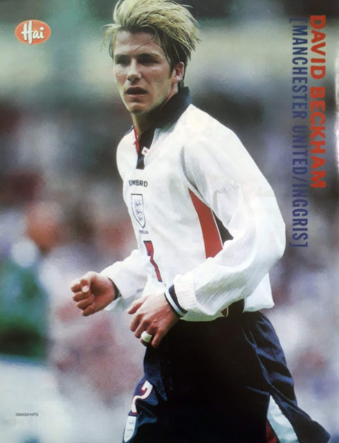 DAVID BECKHAM OF ENGLAND WORLD CUP 1998