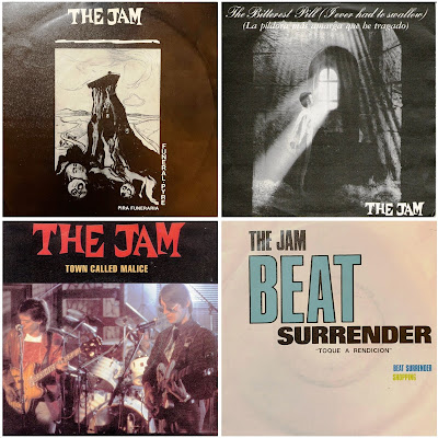 Four Spanish singles by The Jam