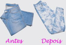 Jeans Manchado