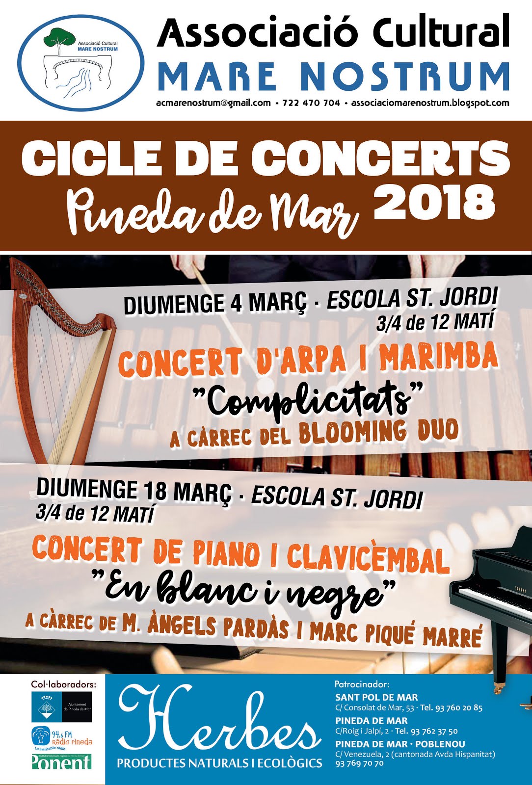 CICLE DE CONCERTS 2018