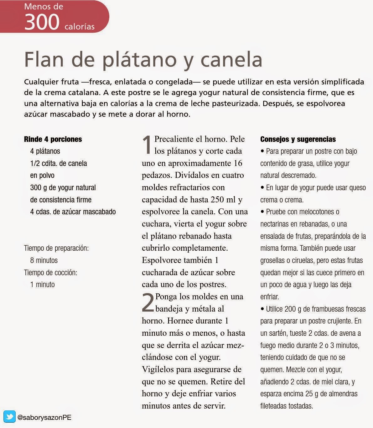 COMO PREPARAR UN FLAN DE PLÁTANO Y CANELA - Recetas