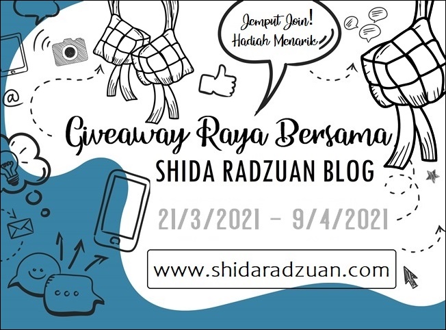Giveaway Raya Bersama Shida Radzuan Blog