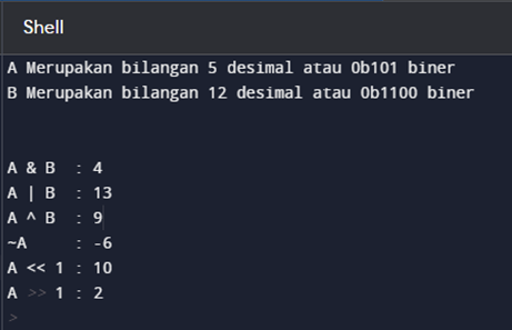 Operator Bitwise pada bahasa Python - Belajar Bahasa Python Part $7 ...