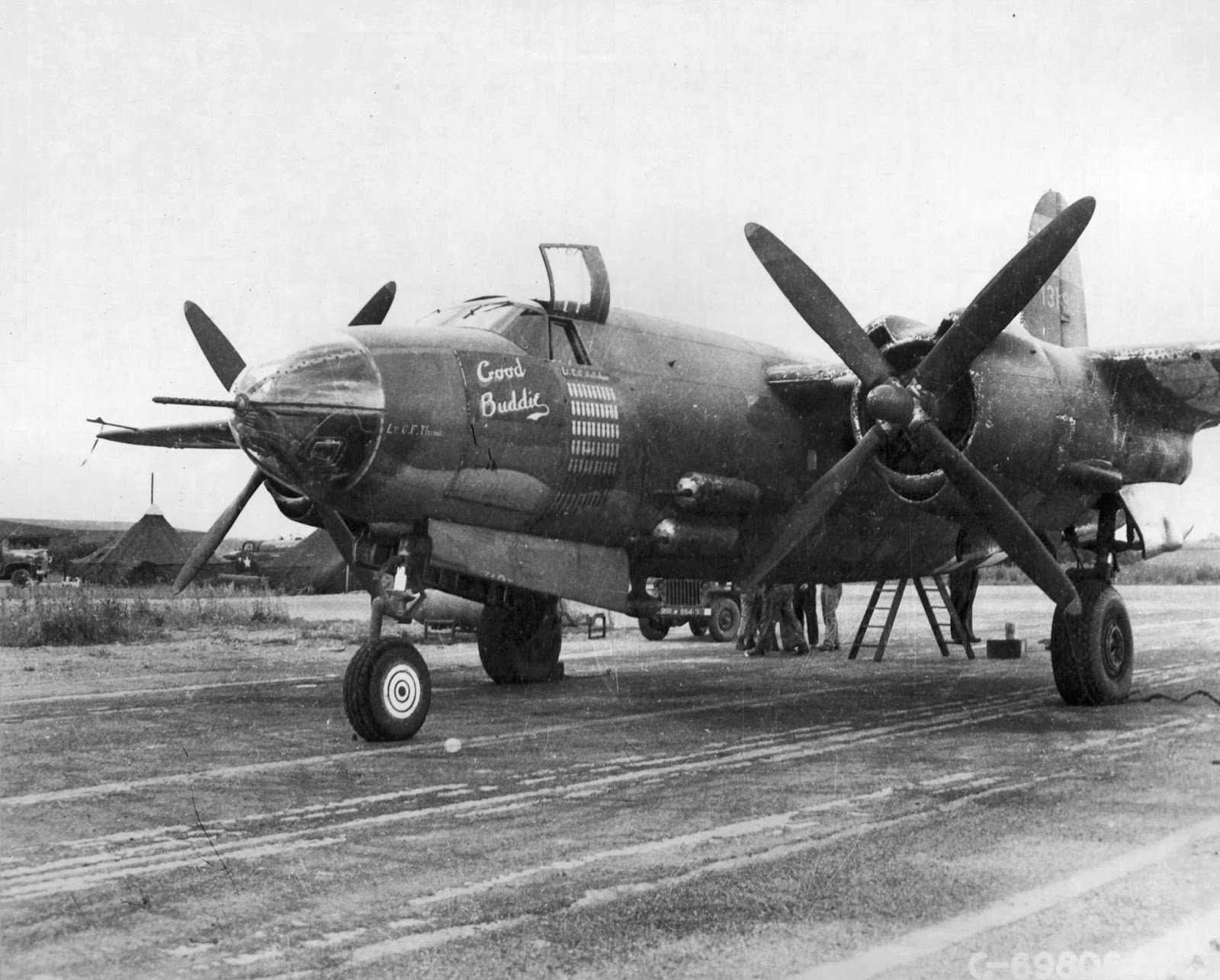 Airplanes in the skies + FAF history: B-26 Marauder b 26 bomber diagram 