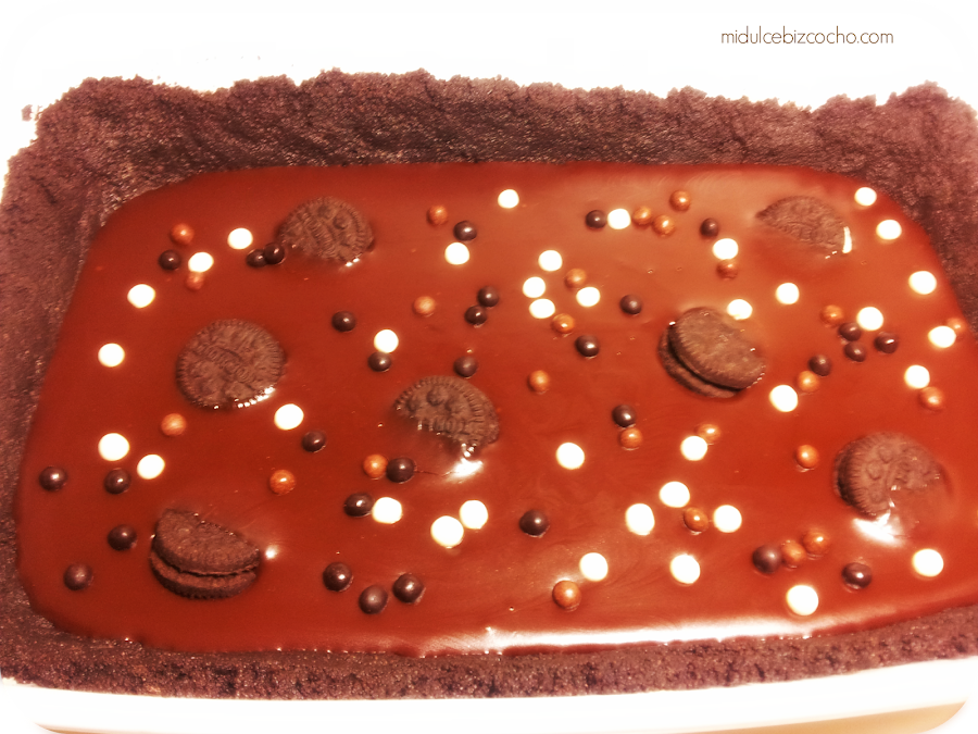 tarta de oreo y chocolate