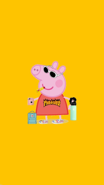 lock screen peppa pig wallpaper