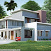 Beautiful box model house 3d rendering