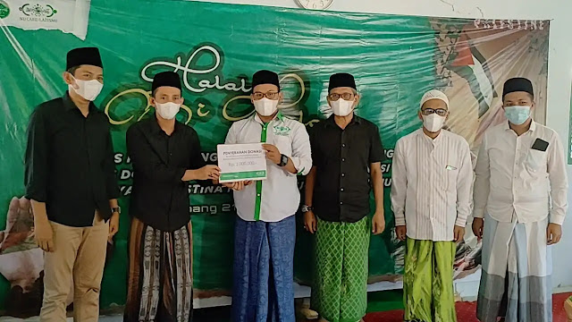 Komunitas Pendamping Desa Kabupaten Sampang adakan acara doa bersama dan berikan donasi untuk palestina