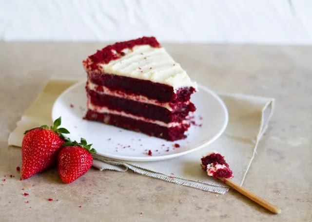 aprende ingles postre tarta red velvet cake