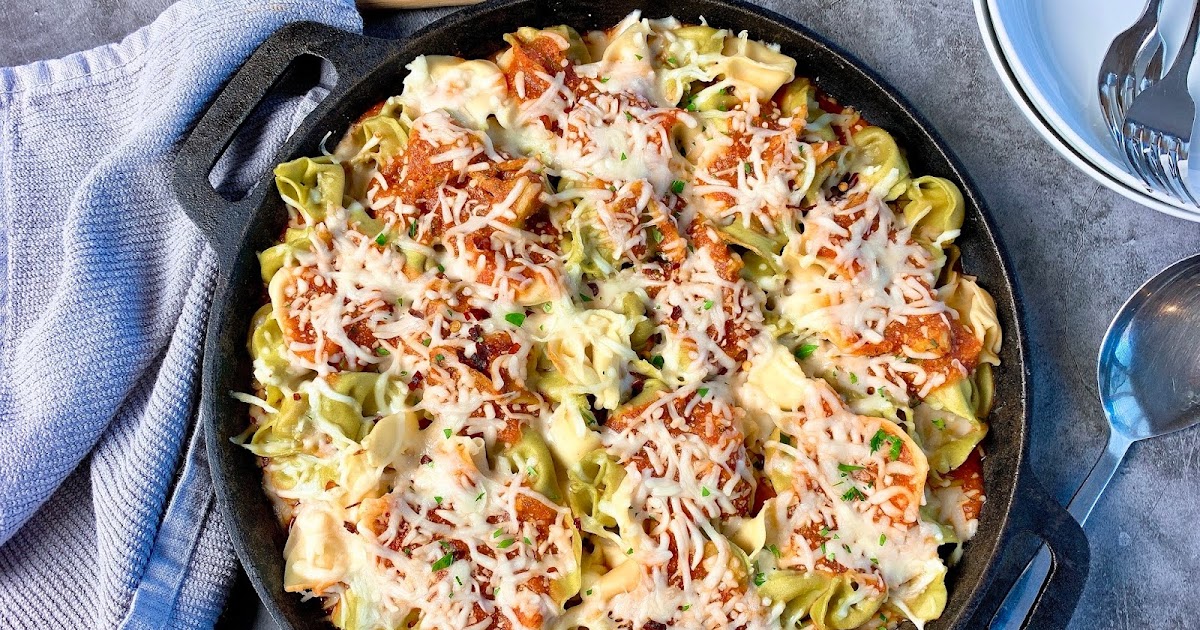 Easy Baked Tortellini Marinara
