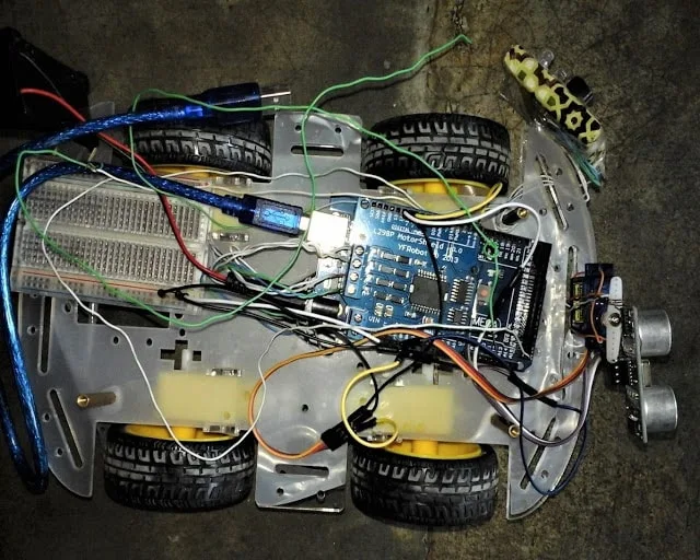 Obstacle Avoiding Robot using Arduino with Code