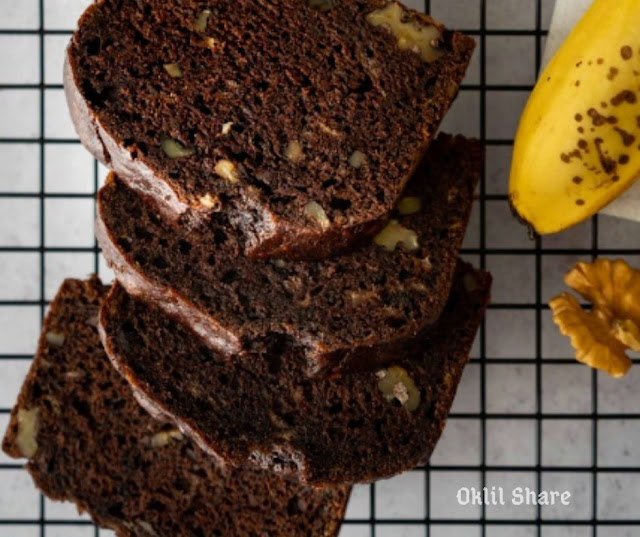 Chocolate Walnut Banana Bread