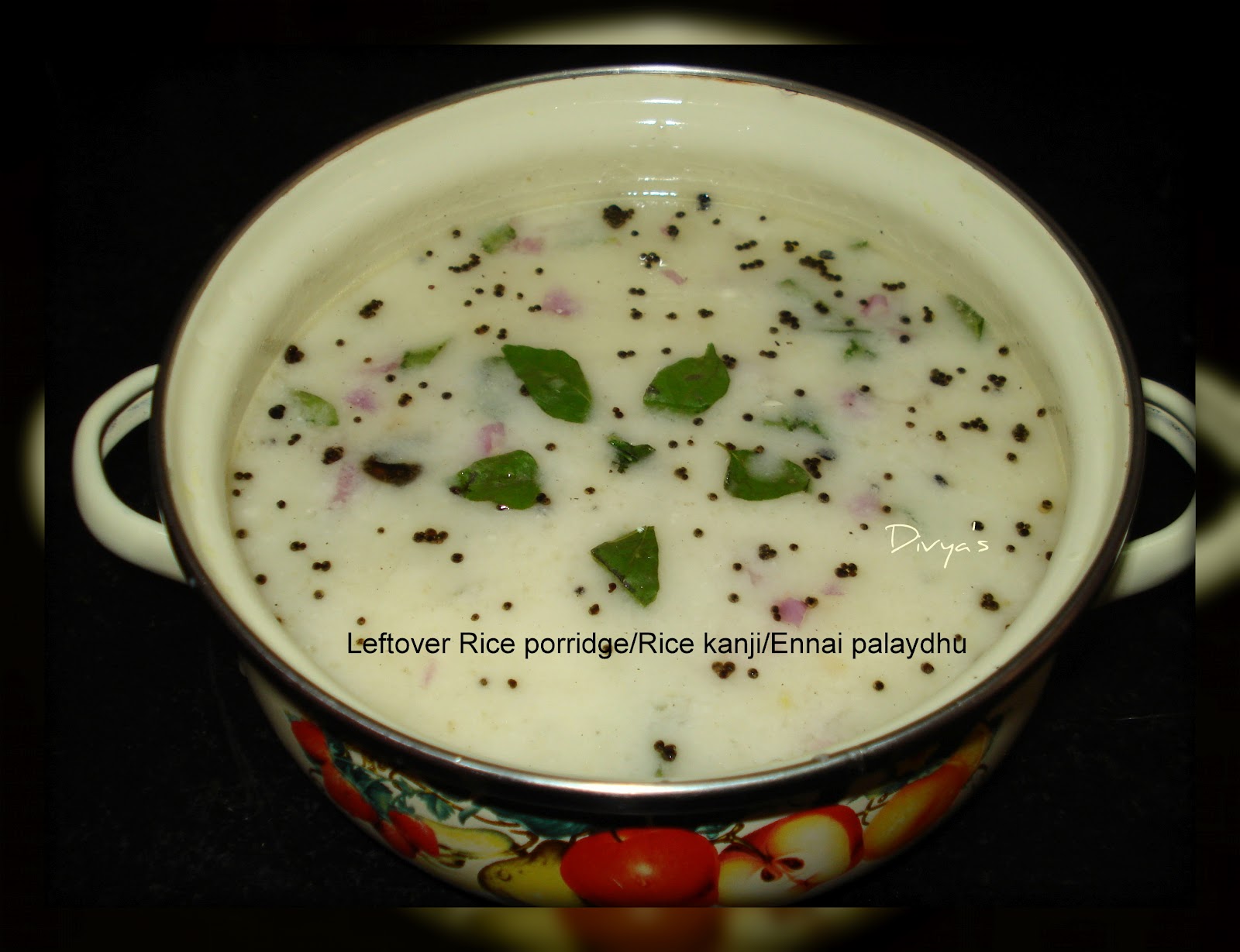 Leftover Rice Porridge Rice Kanji Palayadhu You Too Can Cook