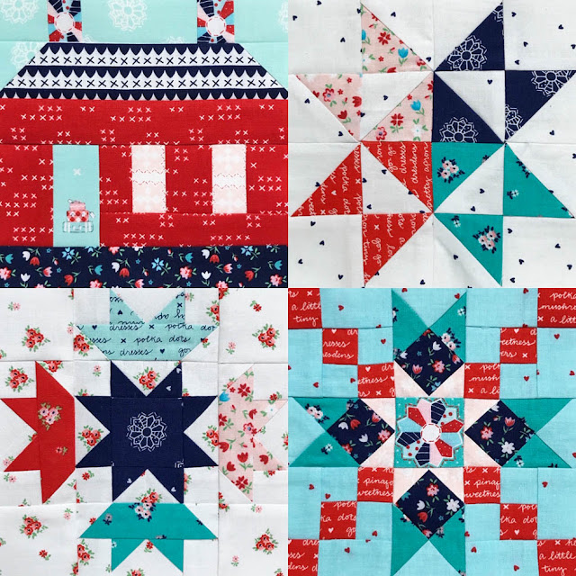 Moda Blockheads 3 January blocks by Thistle Thicket Studio. www.thistlethicketstudio.com