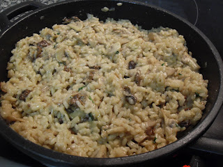 Receta de risotto de moixernons (senderuelas).