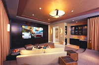 Sala moderna de TV