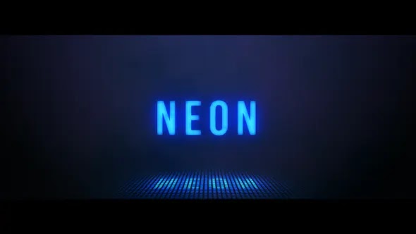 Neon videohive opener