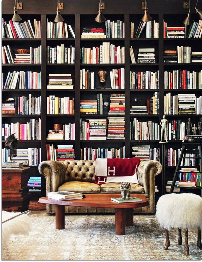 Stylish and Creative Home Library Design Ideas
