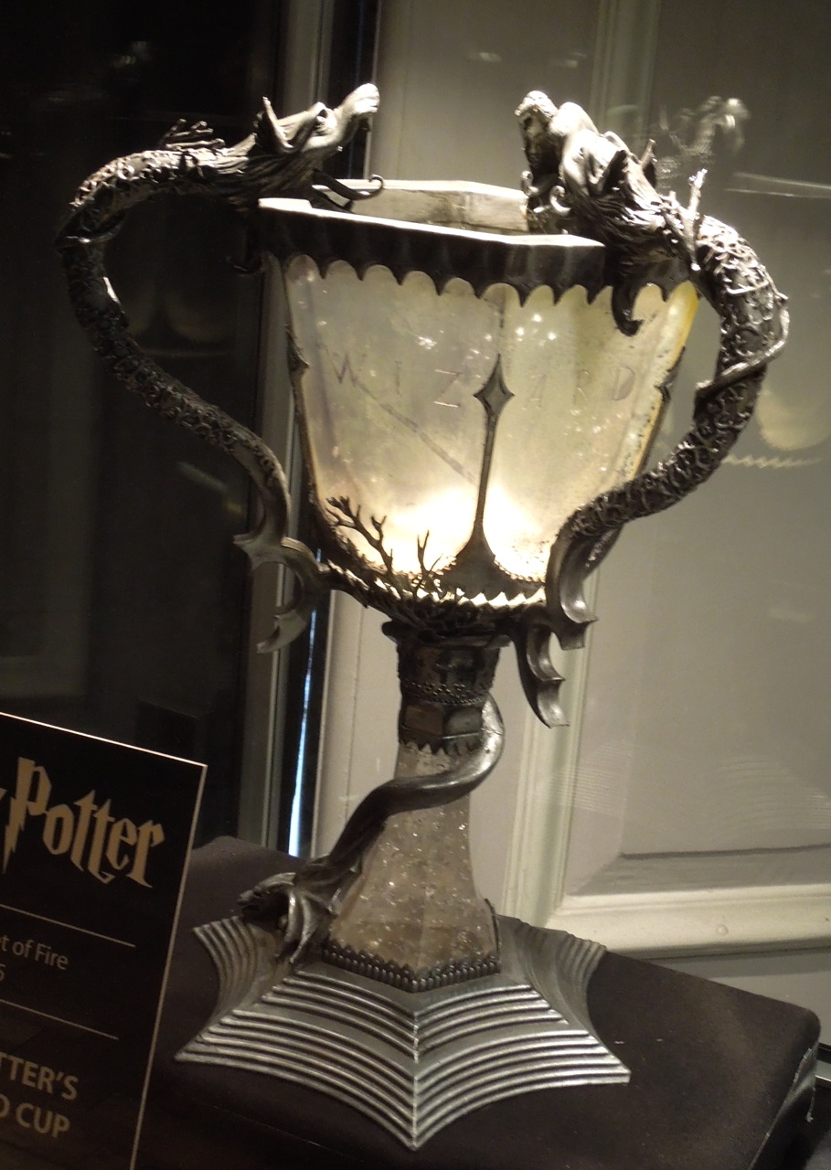 Hollywood Movie Costumes and Props: Harry Potter and the Goblet of Fire  movie props on display