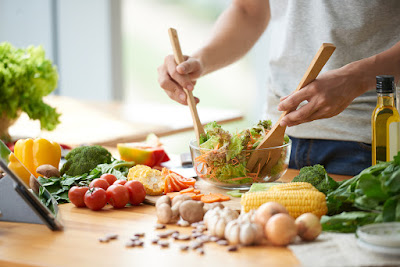 When You're Over 40 Then 5 Best Weight Loss Tips for You 3 cooking vegetables salad healthy eating iStock 603906484