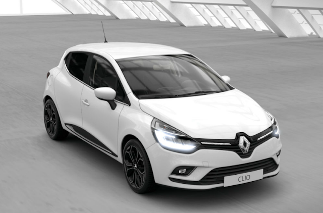 renault clio blanc glacier