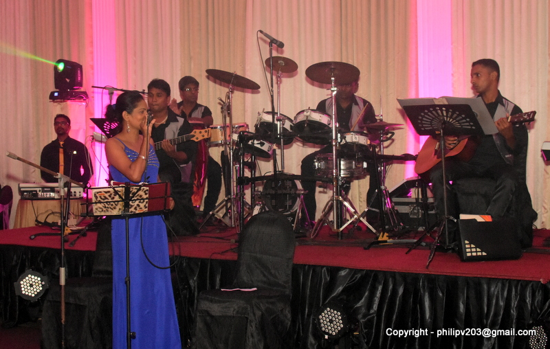 Images of Sri Lanka on Band and Bagpipe musicians at a