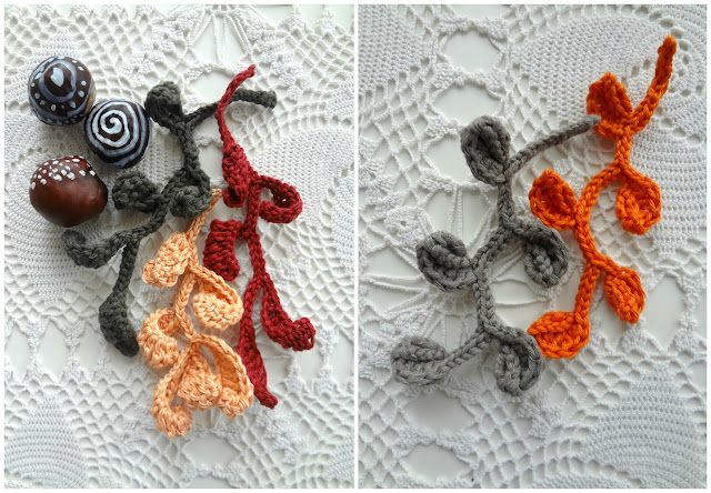 Autumnal Leaves - crochet pattern