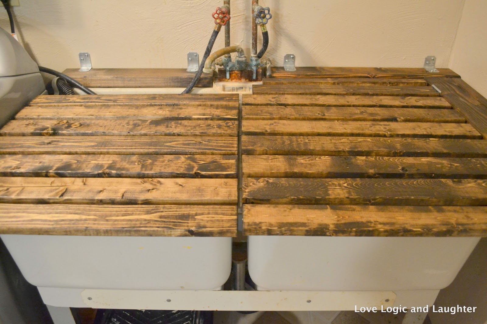 Make It Mommy: Laundry Room Makeover - Updated Utility Sink - Creating