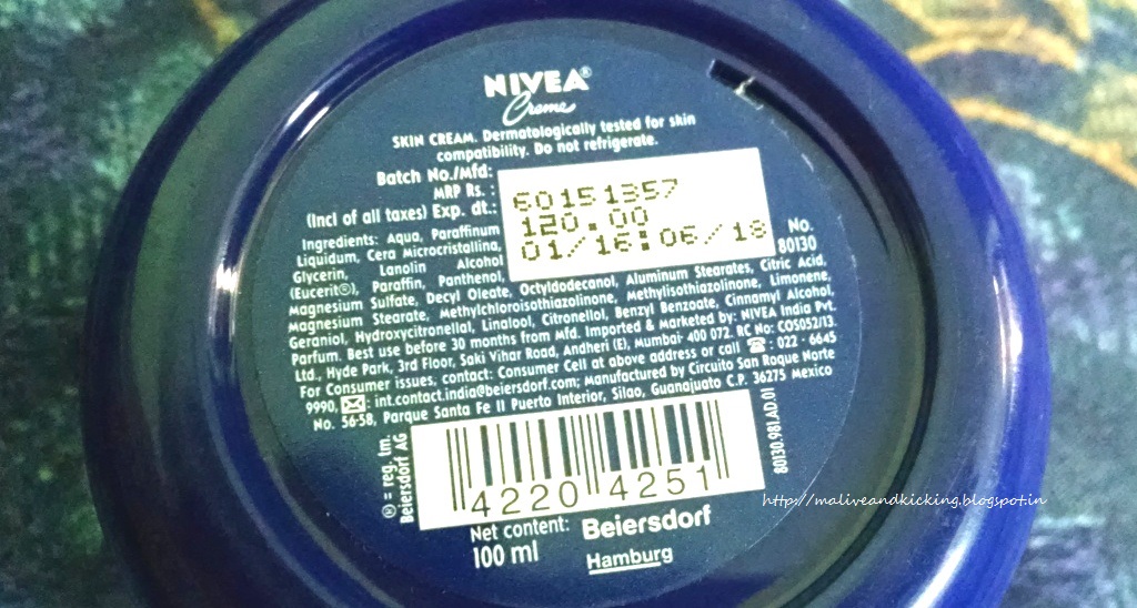 Alive n Kicking Nivea Creme Review