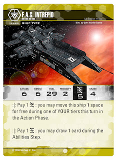 Dog Fight: Starship Edition ship card Intrepid