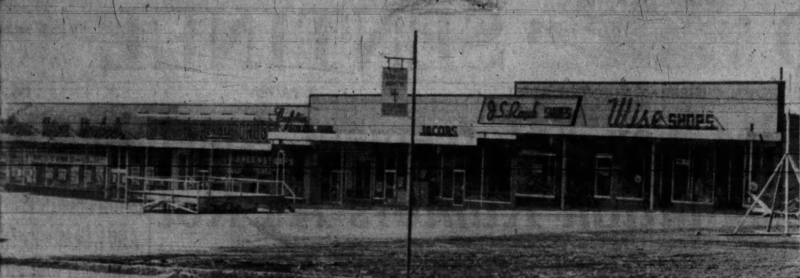 Neon Rocketship Hazleton Shopping Center In The 50's